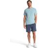 Gaiam Mens Supine Crewneck Top, Relaxed Fit, Stretch Midweight Material(Slate)