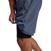Gaiam Men’s Upside 7” Short with Liner, Standard Fit, Stretch Lightweight Material, Moisture-Wicking(Cool Grey)