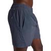 Gaiam Men’s Veda 5” Short with Brief, Standard Fit, Stretch Lightweight Material(Cool Grey)
