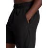 Gaiam Mens Veda 7” Short, Standard Fit, Stretch Lightweight Material, Moisture-Wicking(Black)