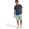 Gaiam Mens Veda 7” Short, Standard Fit, Stretch Lightweight Material, Moisture-Wicking(Dusty Green)