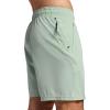 Gaiam Mens Veda 7” Short, Standard Fit, Stretch Lightweight Material, Moisture-Wicking(Dusty Green)
