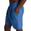 Gaiam Mens Veda 7” Short, Standard Fit, Stretch Lightweight Material, Moisture-Wicking(True Navy)