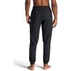 Gaiam Mens Warrior Pose Pant, Standard Fit, 31” Inseam, Stretch Lightweight Material, Moisture-Wicking(Black)