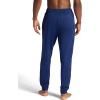 Gaiam Mens Zen Flex Jogger, Standard Fit, 30” Inseam, Stretch Midweight Material(Medieval Blue)