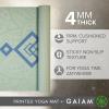 Gaiam Print Yoga Mat, Non Slip Exercise & Fitness Mat for All Types of Yoga, Pilates & Floor Exercises(Fijian Dream)