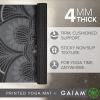 Gaiam Print Yoga Mat, Non Slip Exercise & Fitness Mat for All Types of Yoga, Pilates & Floor Exercises(Mystic Ink)