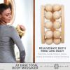 Gaiam Relax Massage Ball Roller – Handheld Wooden Total Body Massager for Back, Neck, Foot, Calf, Leg, Arm | Deep Tissue Massager Relief for Sore Muscles