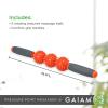 Gaiam Restore 05-58255 Pressure Point Muscle Roller Massage Stick (Colors may vary)(1 EA)
