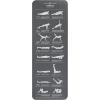 Gaiam Restore Fitness Exercise Mat with Self-Guided Exercise Illustrations Printed on Mat, 10mm Thick
