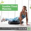 Gaiam Restore Foam Roller for Muscle Massage – Textured Muscle Massager for Stimulation, Total Body Pain Relief for Back, Neck, Foot, Calf, Leg, Arm – Deep Tissue Massager for Sore Muscles (18 Inches)