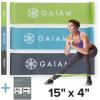 Gaiam Restore Loop Band Kit,Set of 3, Light, Medium,Heavy Lower Body Loop Resistance Bands for Legs and Booty Exercises & Workouts,15″x 4″Bands(15″ x 4″ Bands)