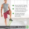 Gaiam Restore Loop Band Kit,Set of 3, Light, Medium,Heavy Lower Body Loop Resistance Bands for Legs and Booty Exercises & Workouts,15″x 4″Bands(15″ x 4″ Bands)