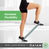 Gaiam Restore Mini Band Kit, Set of 3, Light, Medium, Heavy Lower Body Loop Resistance Bands for Legs and Booty Exercises & Workouts, 12″ x 2″ Bands