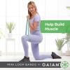 Gaiam Restore Mini Band Kit, Set of 3, Light, Medium, Heavy Lower Body Loop Resistance Bands for Legs and Booty Exercises & Workouts, 12″ x 2″ Bands