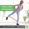 Gaiam Restore Mini Band Kit, Set of 3, Light, Medium, Heavy Lower Body Loop Resistance Bands for Legs and Booty Exercises & Workouts, 12″ x 2″ Bands