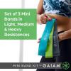 Gaiam Restore Mini Band Kit,(Light Resistance)