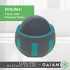 Gaiam Restore Rolling Massager (Sure-Grip), Ergonomic 360° Easy-Glide Muscle Roller for Full Body Relief, Travel-Friendly Design, Massage Tool to Help with Sore Muscles and Post-Workout Recovery