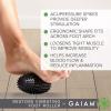 Gaiam Restore Vibrating Foot Roller – Vibration Massage Therapy Ergonomic Textured Massager Ball for Plantar Fasciitis, Myofascial Pain, Arch and Sore Feet (Includes 2 AAA Batteries), Black