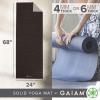 Gaiam Solid Color Yoga Mat, Non Slip Exercise & Fitness Mat for All Types of Yoga, Pilates & Floor Exercises(Granite Storm)