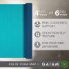 Gaiam Solid Color Yoga Mat, Non Slip Exercise & Fitness Mat for All Types of Yoga, Pilates & Floor Exercises(Open Sea)