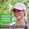 Gaiam Women’s Hat-Breathable Ball Cap, Pre-Shaped Bill, Adjustable Size for Running(White)