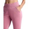Gaiam Womens Hudson Jogger, Relaxed Fit, 28” Inseam, Soft Midweight Material(Deco Rose)