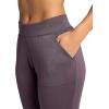 Gaiam Womens Hudson Jogger, Relaxed Fit, 28” Inseam, Soft Midweight Material(Shadow)