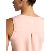 Gaiam Womens Hudson Scoop Neck Tank Top, Relaxed Fit, Stretch Midweight Material, High-Low Hem(Peach Melba)