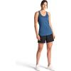 Gaiam Women’s Jenna Marled Scoopneck Tank Top, Relaxed Fit, Stretch Lightweight Material(Moonlit Ocean Heather)