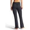 Gaiam Womens Marled High-Rise Flare Pant, Slim Fit, 31.5” Inseam, Stretch Midweight Heathered Material(Black Heather (Tap Shoe))