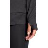 Gaiam Women’s Marled Hooded Jacket, Slim Fit, Stretch Midweight Heathered Material(Black Heather (Tap Shoe))