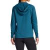 Gaiam Women’s Marled Hooded Jacket, Slim Fit, Stretch Midweight Heathered Material(Reflecting Pond Heather)