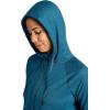 Gaiam Women’s Marled Hooded Jacket, Slim Fit, Stretch Midweight Heathered Material(Reflecting Pond Heather)