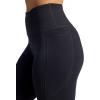 Gaiam Womens Om High Rise Salutations 7/8 Legging, Slim Fit, 25” Inseam, Moisture-Wicking(Black (Tap Shoe))