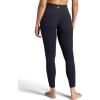 Gaiam Womens Om High Rise Salutations 7/8 Legging, Slim Fit, 25” Inseam, Moisture-Wicking(Black (Tap Shoe))