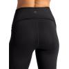 Gaiam Womens Om High-Rise Activate 7/8 Legging, Slim Fit, 25” Inseam, Moisture-Wicking(Black (Tap Shoe))