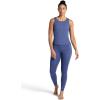 Gaiam Womens Om High-Rise Activate 7/8 Legging, Slim Fit, 25” Inseam, Moisture-Wicking(Blue Indigo)