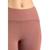 Gaiam Womens Om High-Rise Activate 7/8 Legging, Slim Fit, 25” Inseam, Moisture-Wicking(Cafe Mocha)
