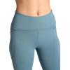 Gaiam Womens Om High-Rise Activate 7/8 Legging, Slim Fit, 25” Inseam, Moisture-Wicking(Goblin Blue)