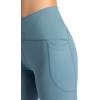 Gaiam Womens Om High-Rise Activate 7/8 Legging, Slim Fit, 25” Inseam, Moisture-Wicking(Goblin Blue)