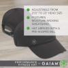 Gaiam Women’s Performance Fitness Hat with Sweat Band – Ponytail Ball Cap for Baseball, Yoga & Outside Exercise(White)