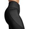 Gaiam Womens Rib Mix High-Rise 7/8 Legging, Slim Fit, 25” Inseam, Stretch Midweight Performance Material(Black (Tap Shoe))