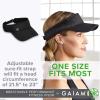 Gaiam Womens Visor-Black Mesh