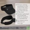 Gaiam Womens Visor-Black Mesh