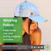 Gaiam Womens Wander Breathable Geo Hat(Black)