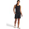 Gaiam Women’s Willow Walking Woven 7” Short, Standard Fit, Stretch Lightweight Material(Black (Tap Shoe))