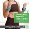 Gaiam Wrist and Ankle Weights, Wearable Bracelet to Strengthen, Tone & Sculpt, Adjustable Ankle Weights for Women & Men for Yoga, Dance, Pilates, Barre, Cardio, Home & Gym Use(Seafoam-2LB (Set of 2 1lb Weights))