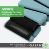 Gaiam Wrist and Ankle Weights, Wearable Bracelet to Strengthen, Tone & Sculpt, Adjustable Ankle Weights for Women & Men for Yoga, Dance, Pilates, Barre, Cardio, Home & Gym Use(Seafoam-2LB (Set of 2 1lb Weights))