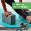 Gaiam Yoga Block – Supportive Latex-Free Eva Foam – Soft Non-Slip Surface with Beveled Edges for Yoga, Pilates, Meditation – Yoga Accessories for Stability, Balance, Deepen Stretches(2pk Combo Black)